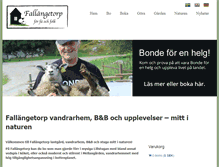 Tablet Screenshot of fallangetorp.se